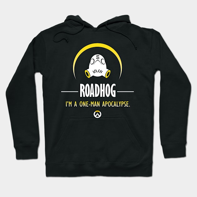 Roadhog One Man Apocalypse Overwatch Hoodie by Rebus28